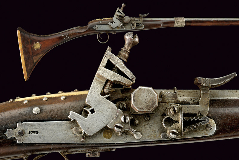 A fine snaphaunce flintlock moukala - auctions & price archive